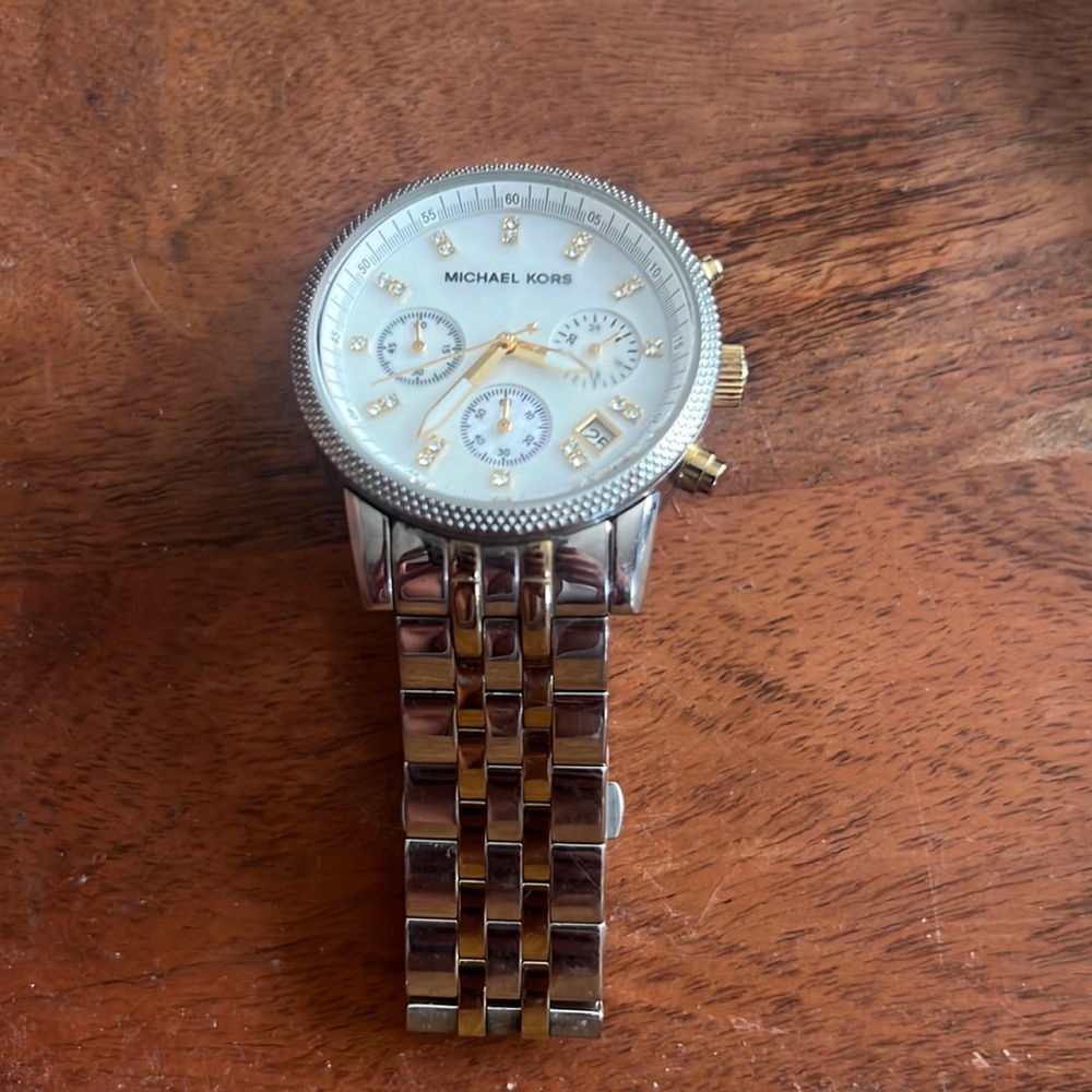 Silver/gold Michael Kors MK watch
